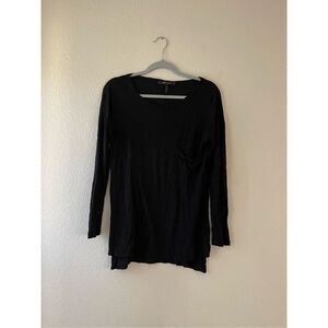 Bcbg‎ black long sleeve blouse